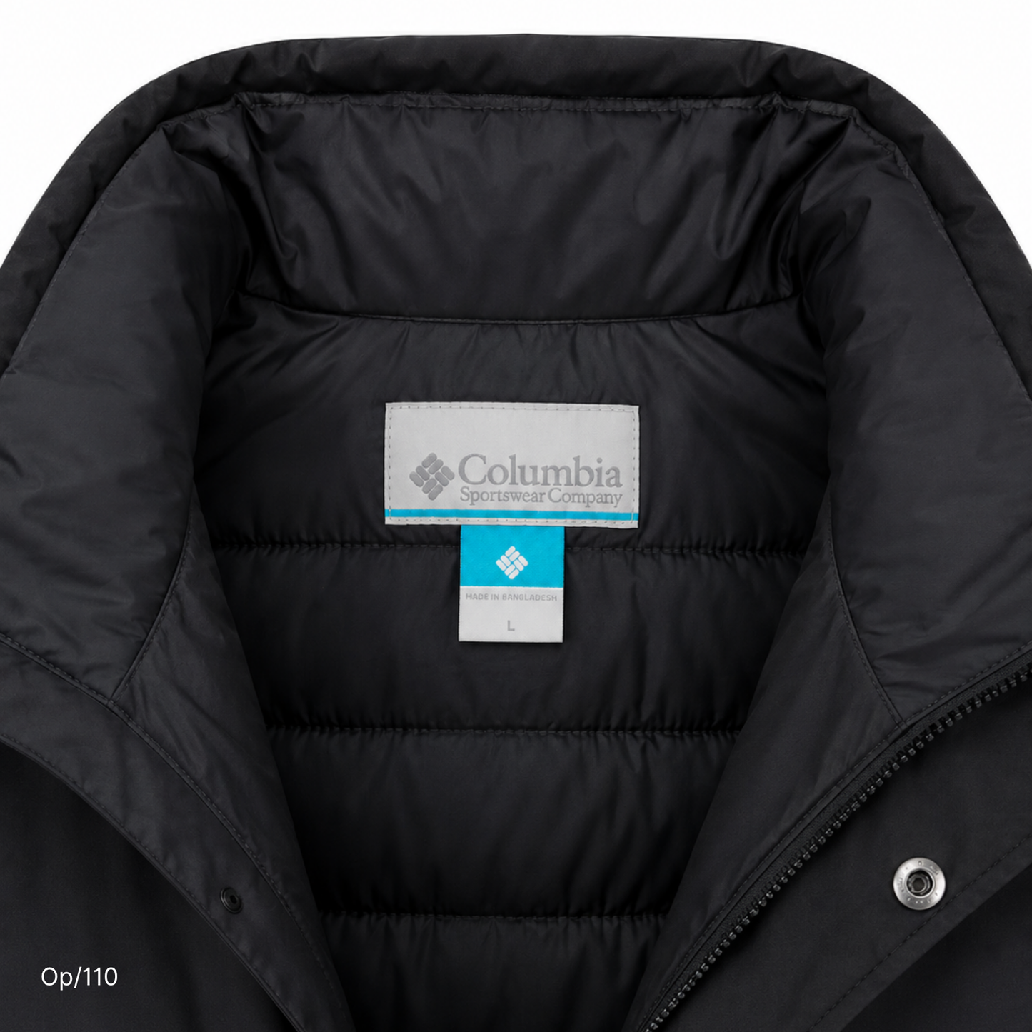 Parka Nueva Columbia Negro de Hombre Talla L