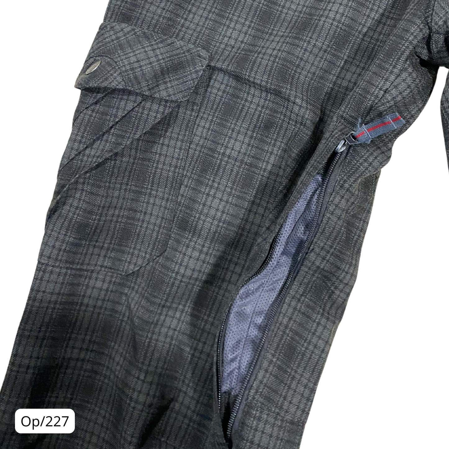 Pantalón Ski Maxidrive Gris Cuadrillé de Hombre Talla 46