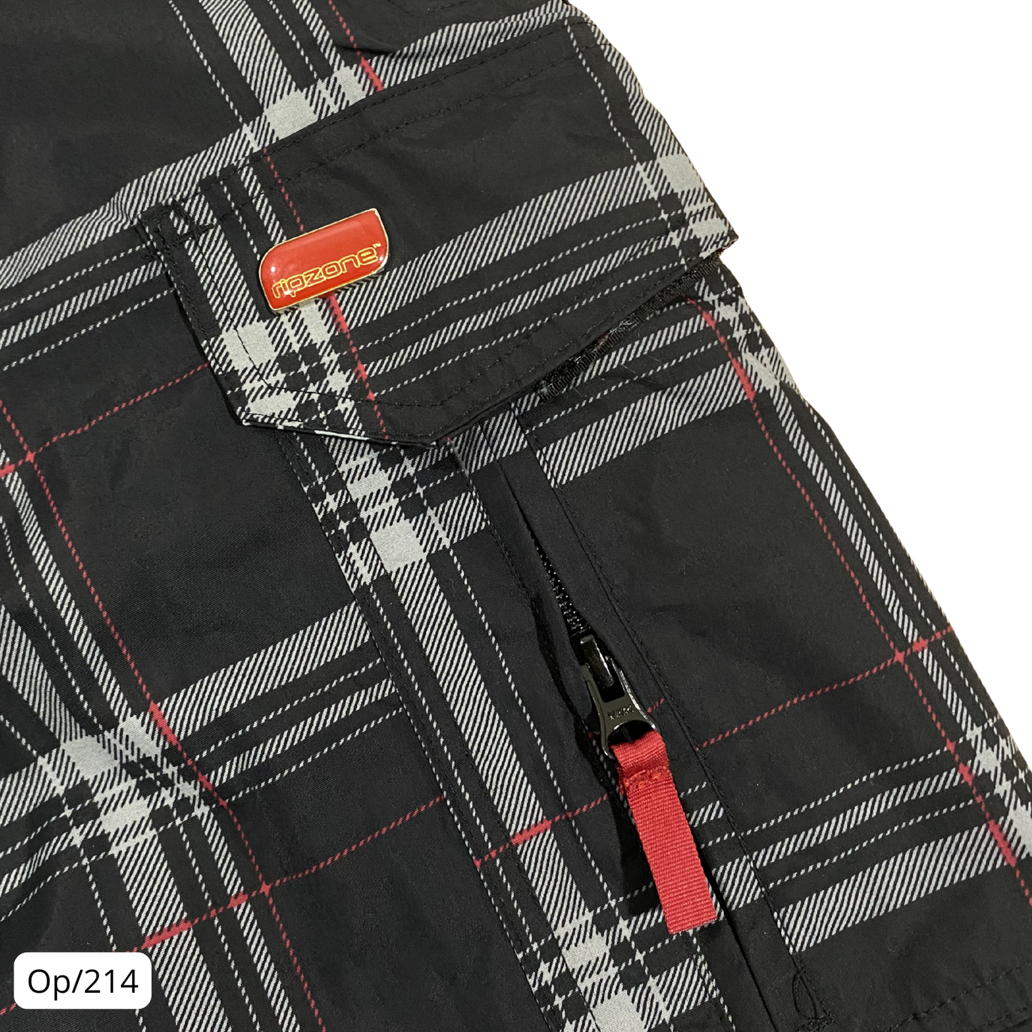 Pantalón Ski Negro con Blanco y Rojo Hombre Ripzone Talla 50