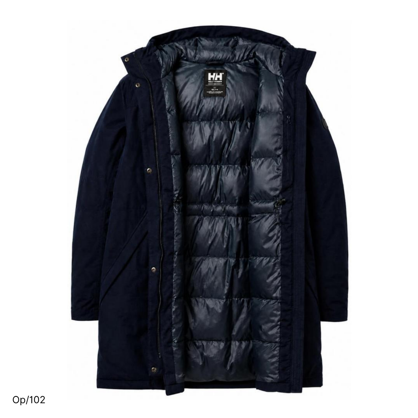 Parka Helly Nueva Hansen Azul Marino Mujer 2XL