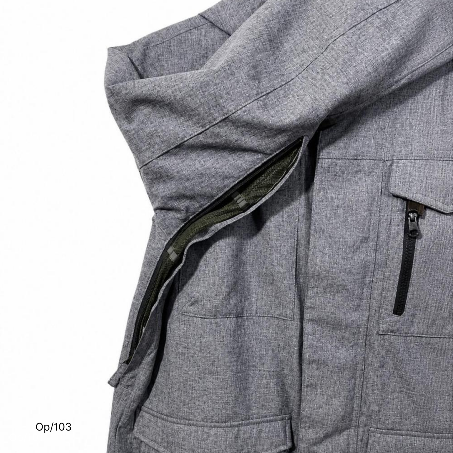 Parka Burton Gris de Hombre Talla L.