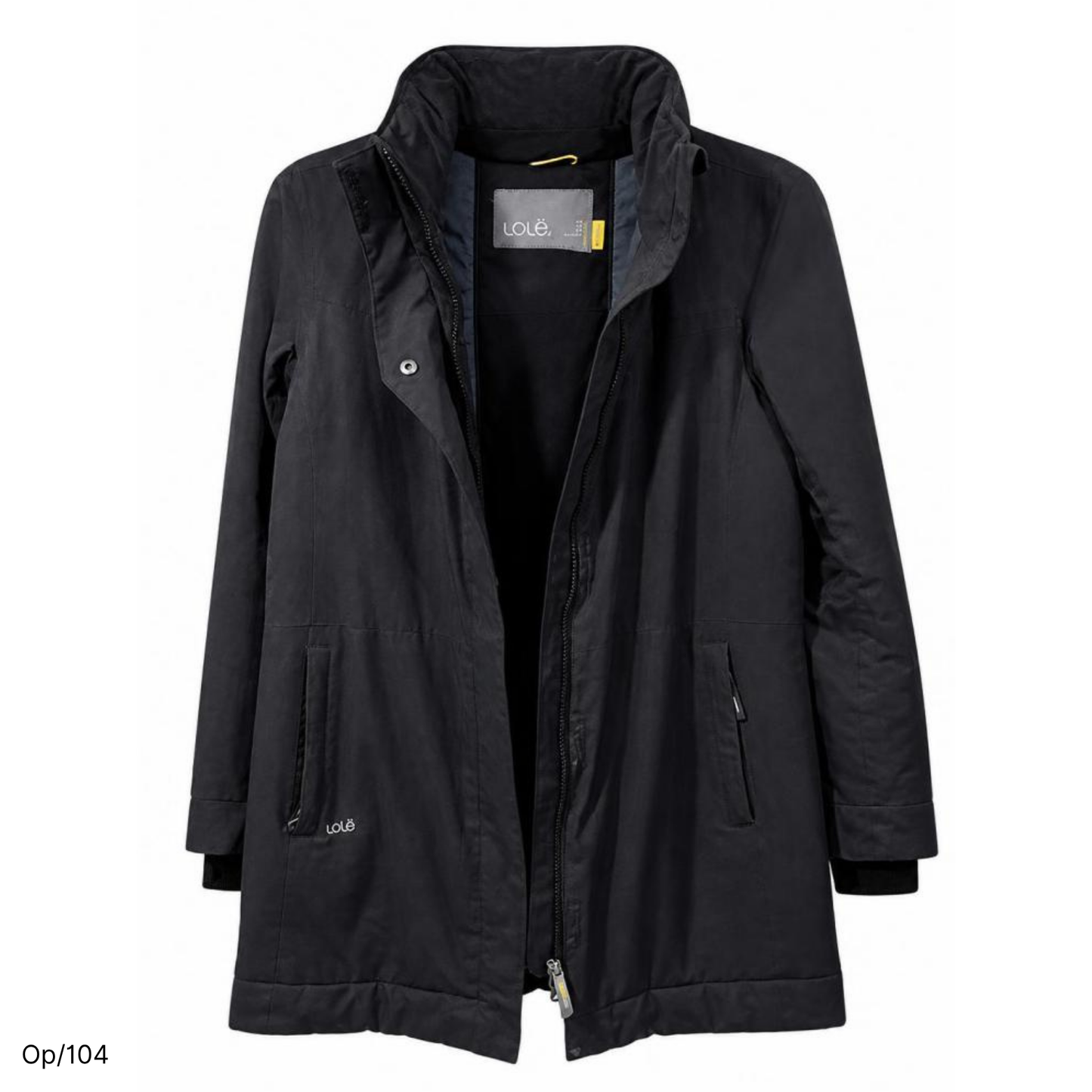 Parka Lolë Negro de Mujer Talla M.