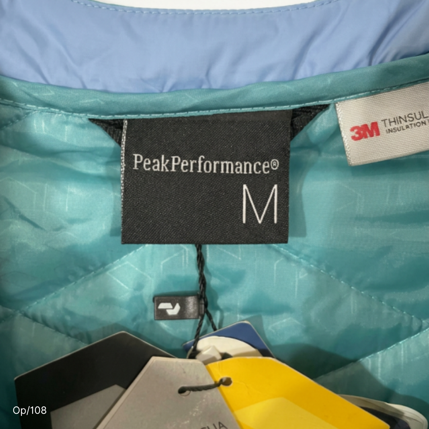 Parka Nueva Peak Performance Celeste de Mujer Talla M.