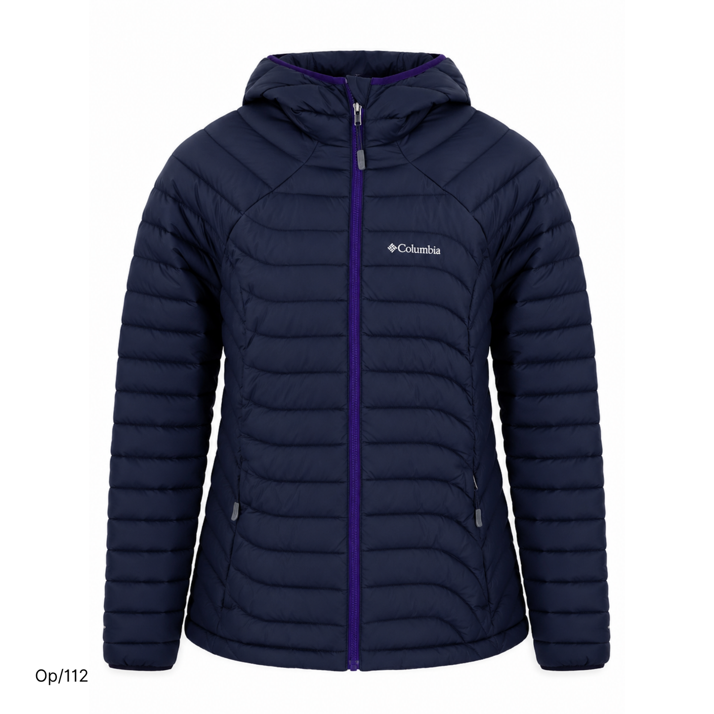 Parka Columbia de Pluma Azul de Mujer Talla XS.
