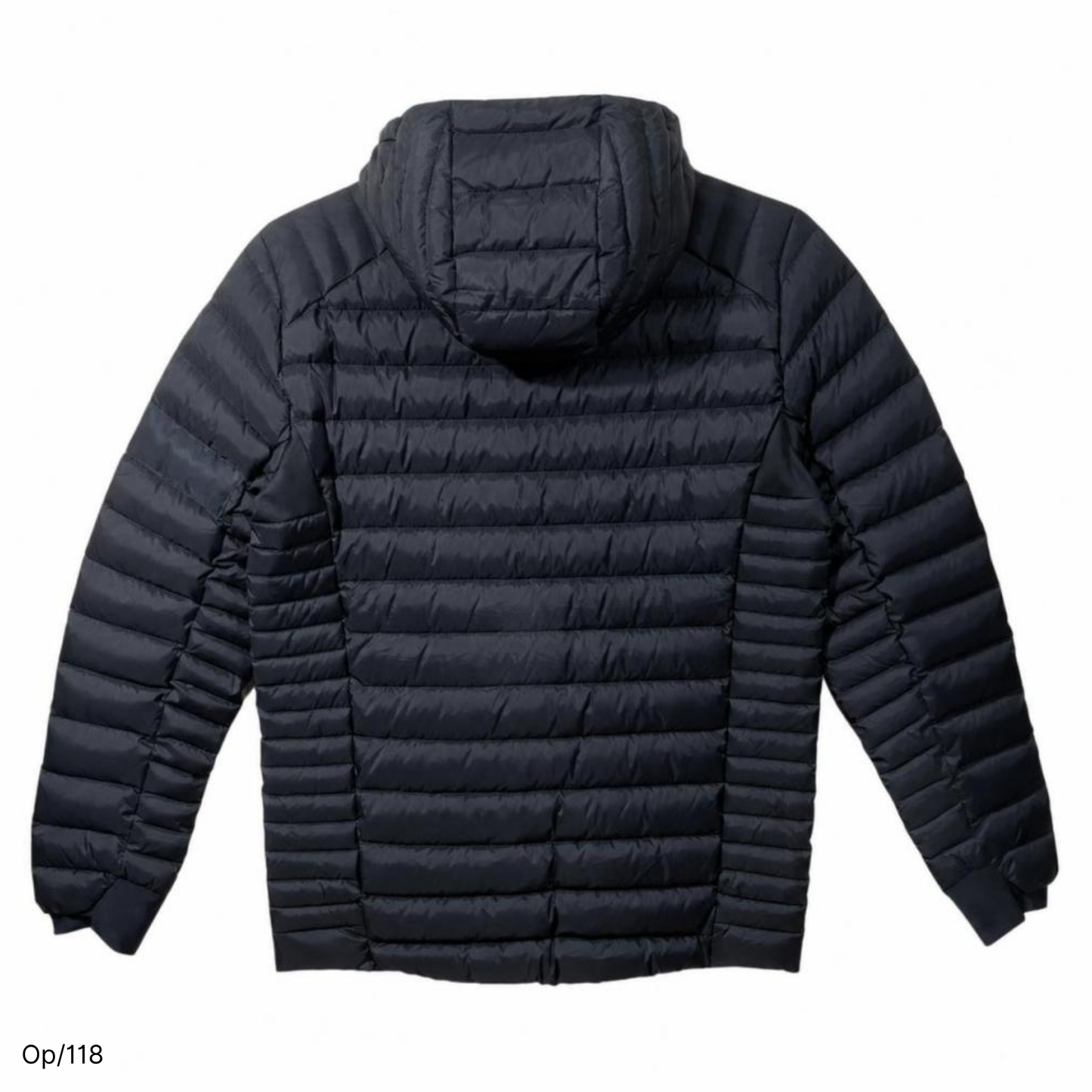 Parka Woods de Pluma Negro de Hombre Talla M.