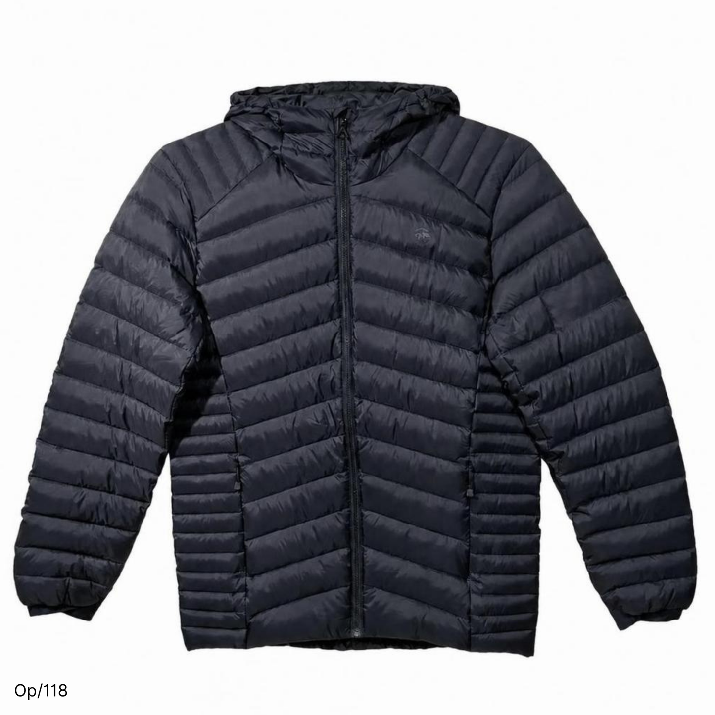 Parka Woods de Pluma Negro de Hombre Talla M.