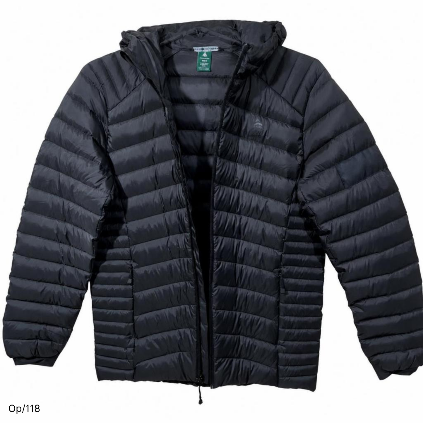 Parka Woods de Pluma Negro de Hombre Talla M.