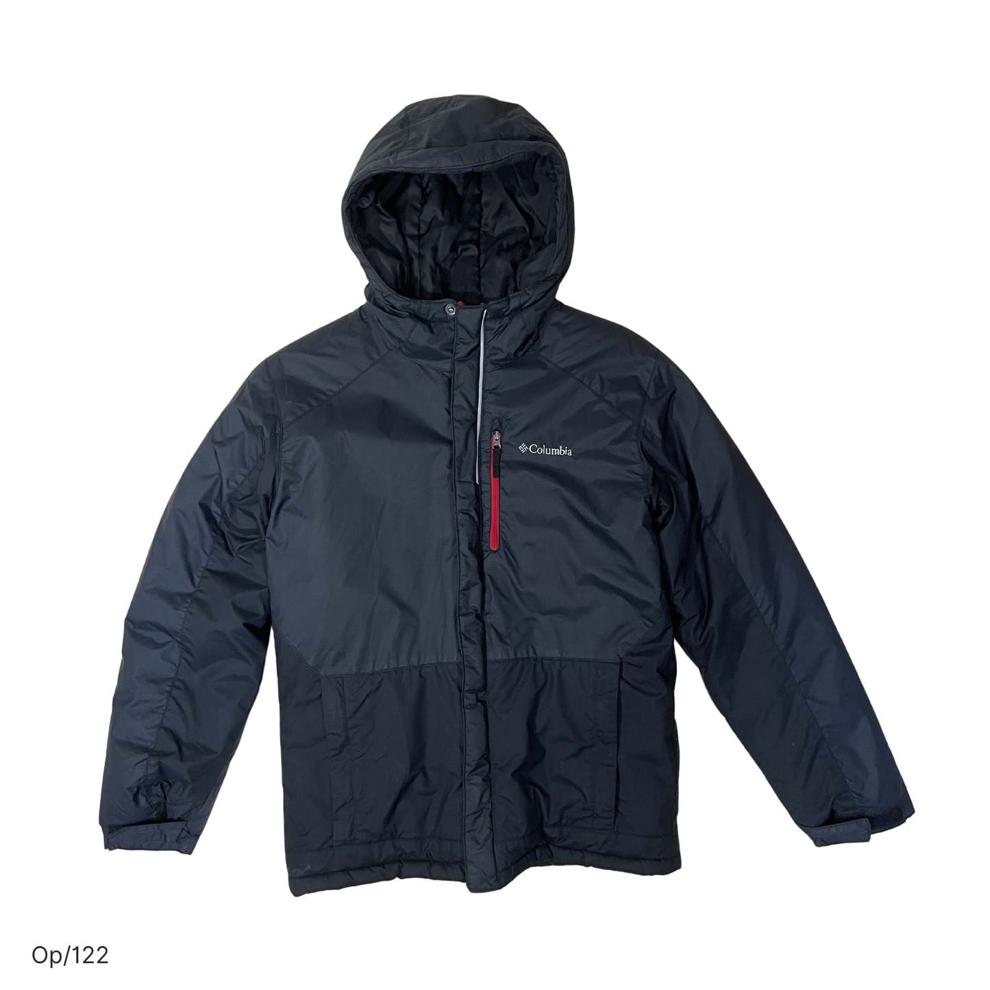 Parka Columbia Juvenil Negro Talla L.