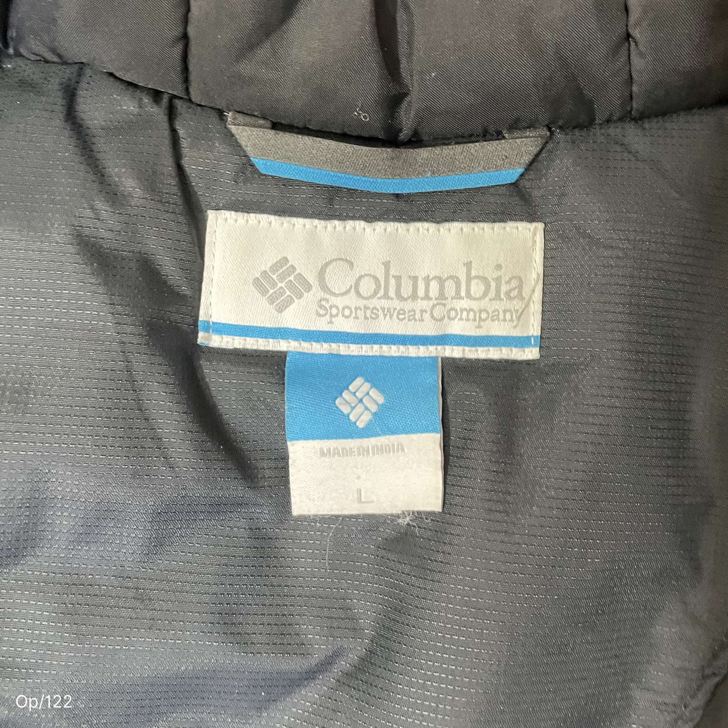 Parka Columbia Juvenil Negro Talla L.