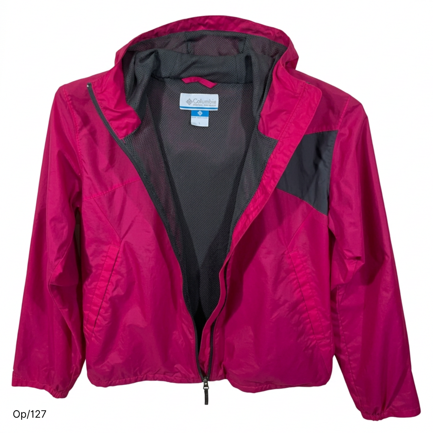 Cortaviento Columbia Fuccia de Mujer Talla L.