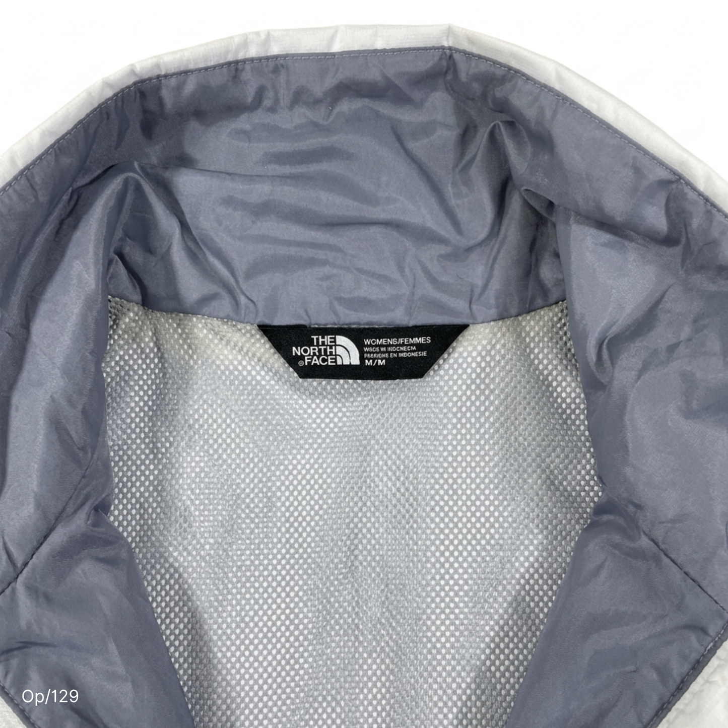 Cortaviento The North Face Crema/Gris de Mujer Talla M