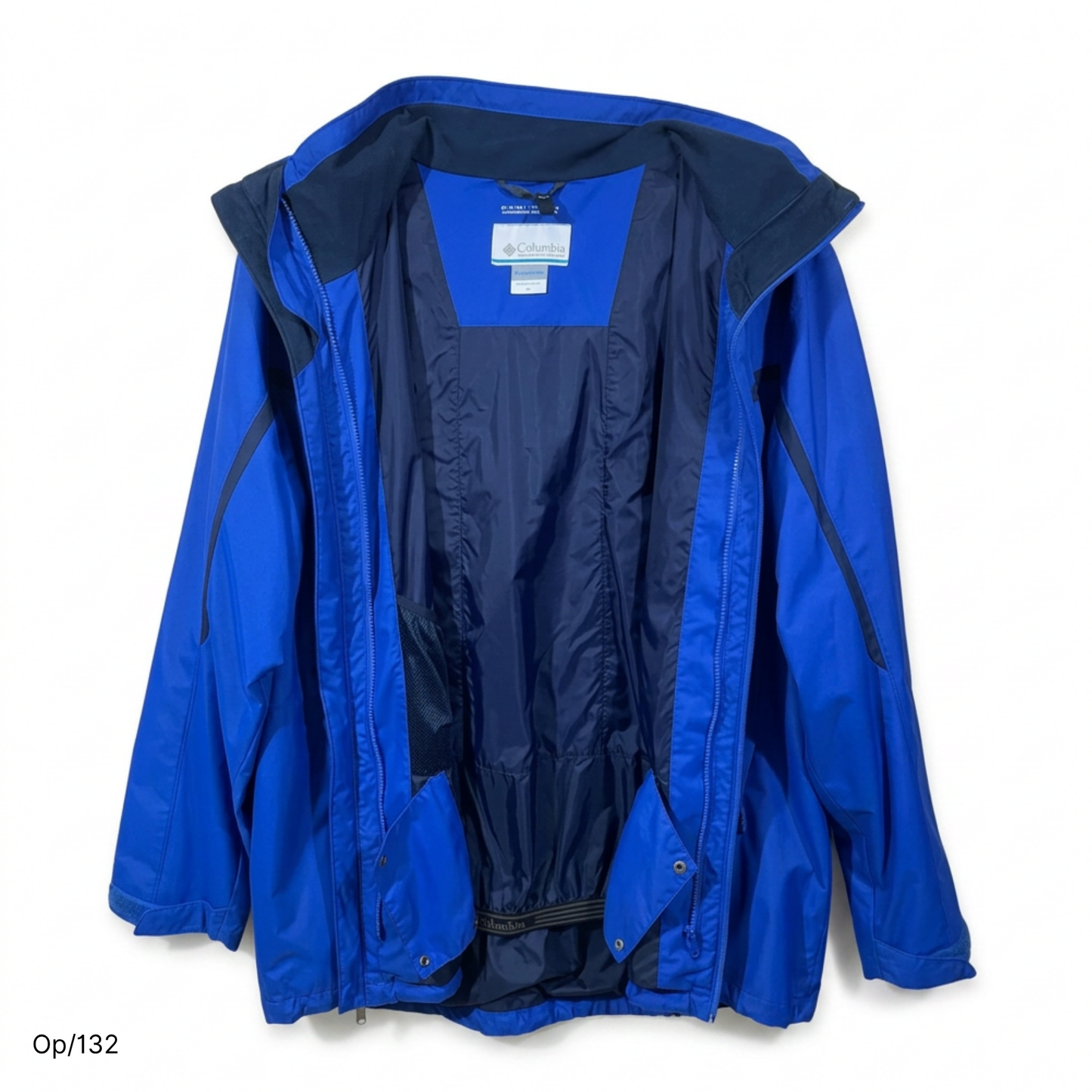 Parka Columbia Azul de Hombre Talla XL.