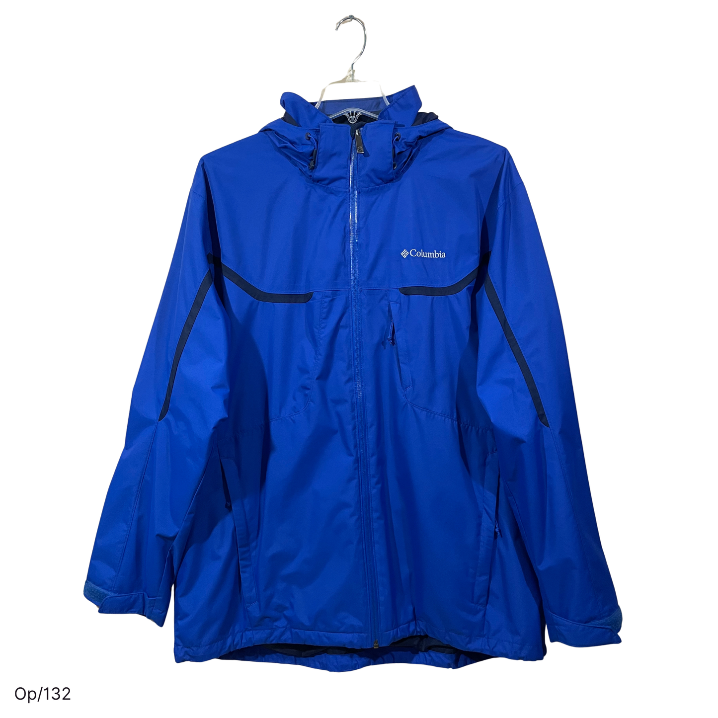 Parka Columbia Azul de Hombre Talla XL.