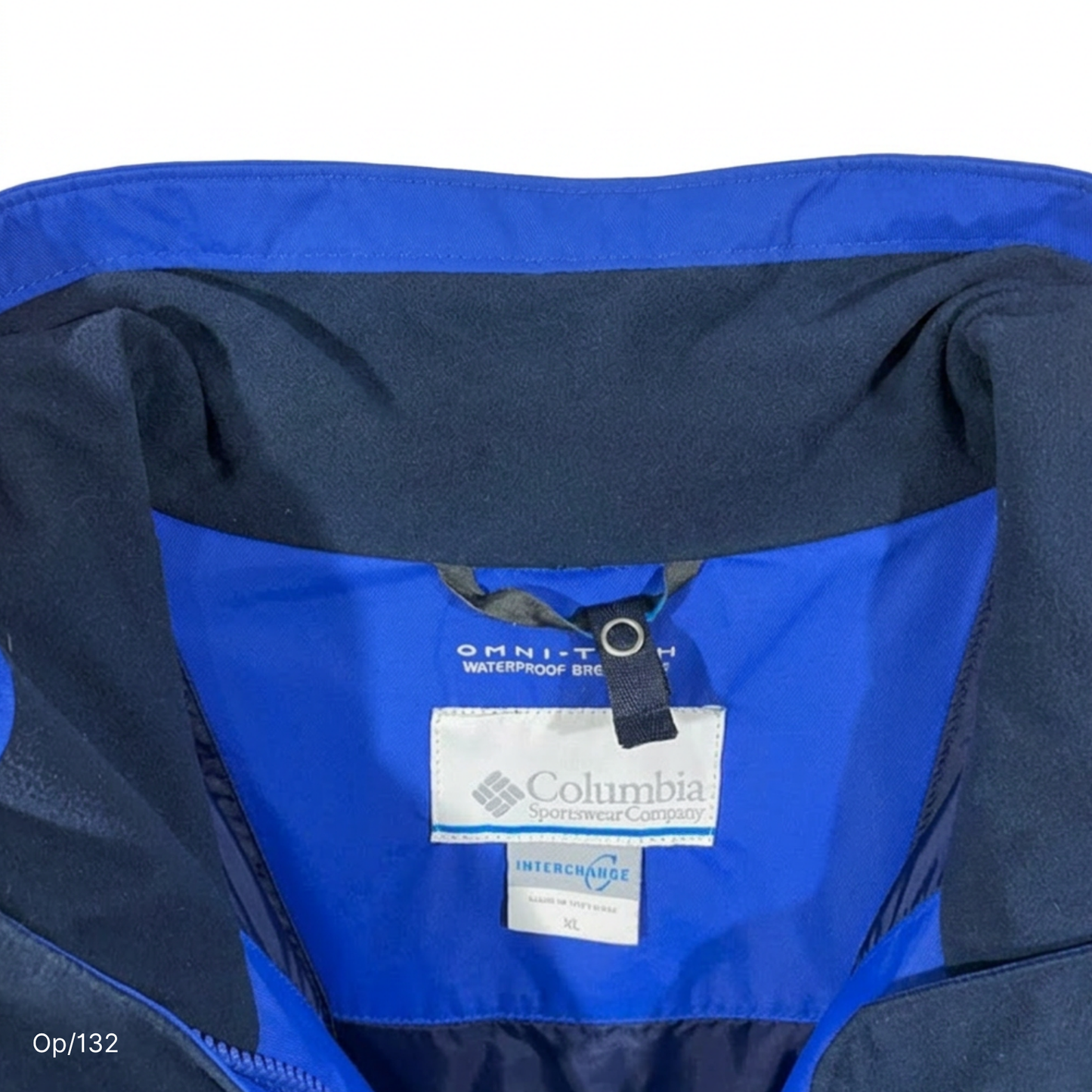 Parka Columbia Azul de Hombre Talla XL.