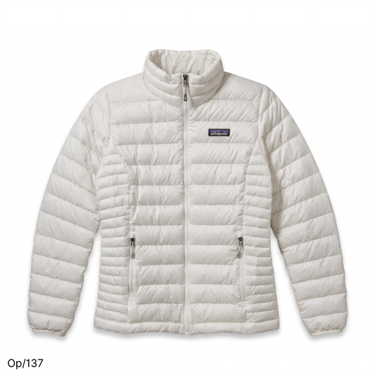 Parka Patagonia de Pluma Blanca de Mujer Talla XS.