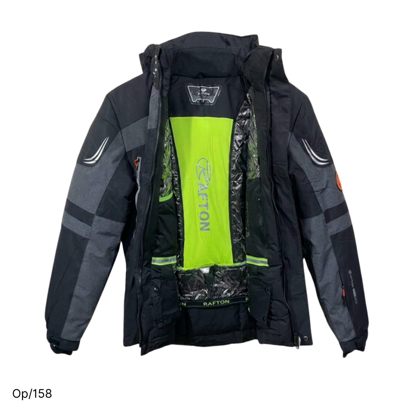 Parka Rafton de Montaña Nueva Negro/Gris de Hombre