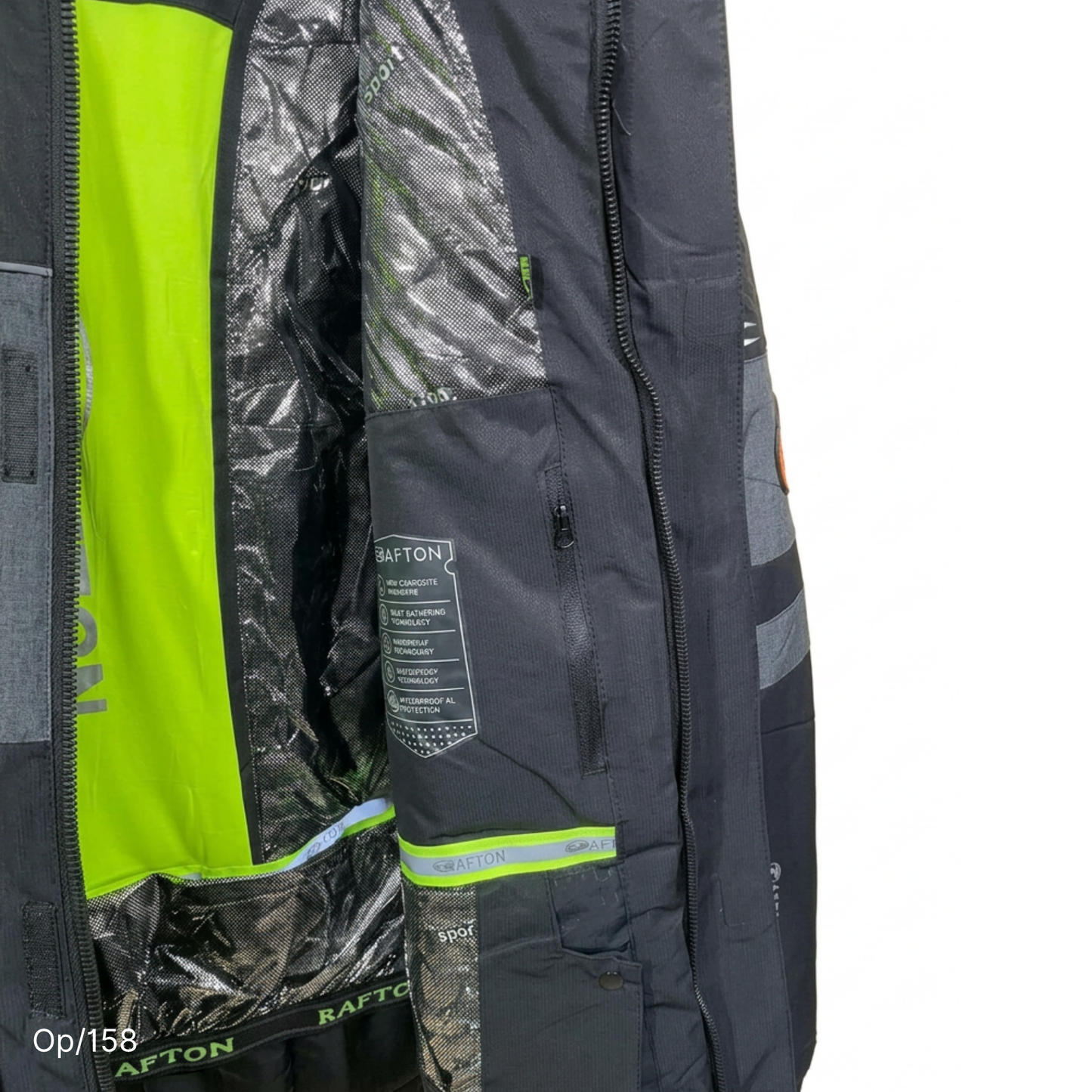 Parka Rafton de Montaña Nueva Negro/Gris de Hombre