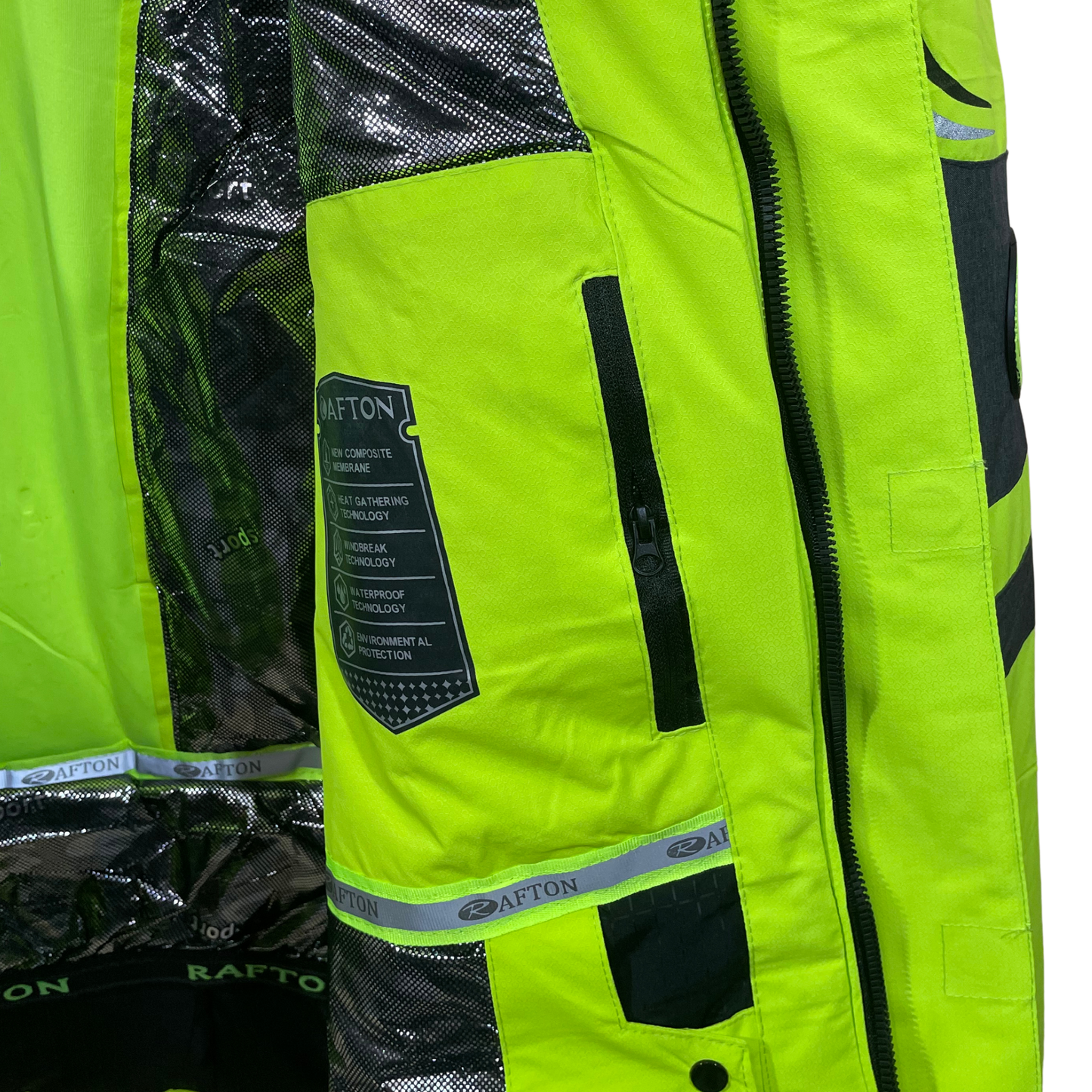 Parka Rafton de Montaña Nueva Verde Limón de Hombre.
