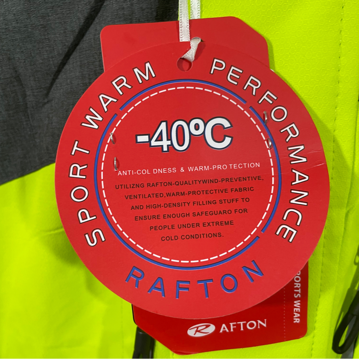 Parka Rafton de Montaña Nueva Verde Limón de Hombre.
