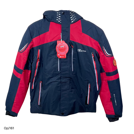 Parka Rafton de Montaña Nueva Negro/Rojo de Hombre.