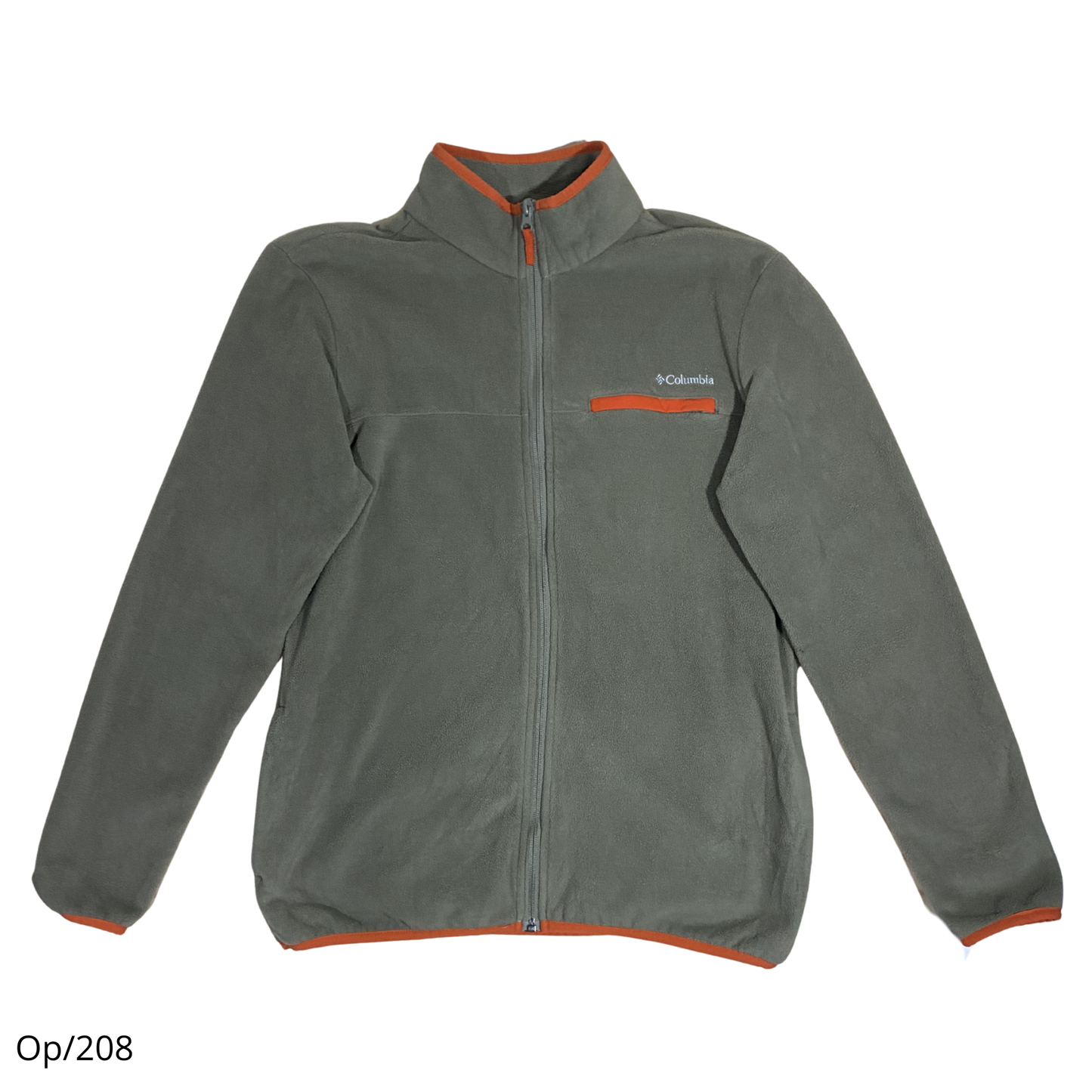 Polar Columbia Verde y Naranja de Hombre Talla L.
