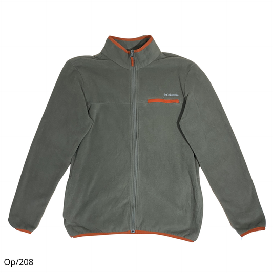 Polar Columbia Verde y Naranja de Hombre Talla L.