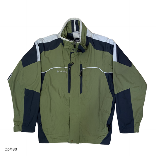 Parka Columbia  Oliva, Negro y Blanco de Hombre Talla M.