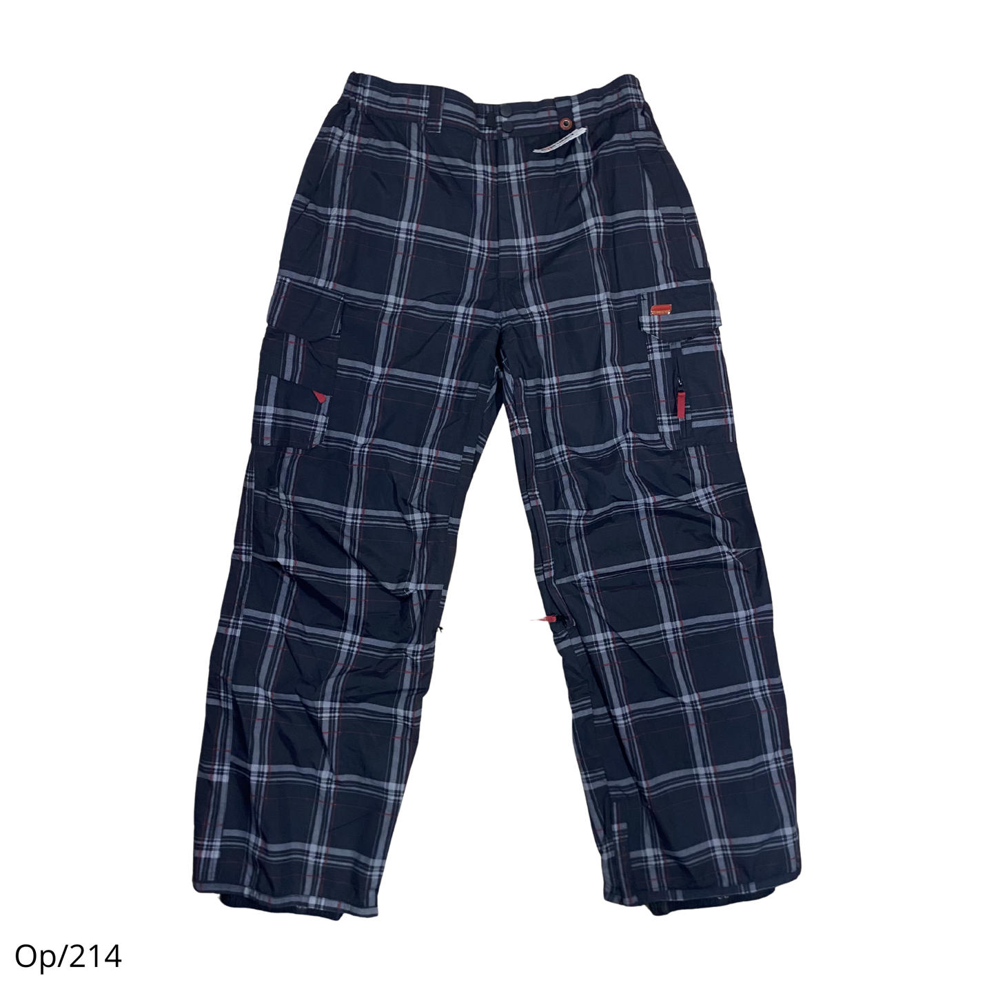 Pantalón Ski Negro con Blanco y Rojo Hombre Ripzone Talla 50