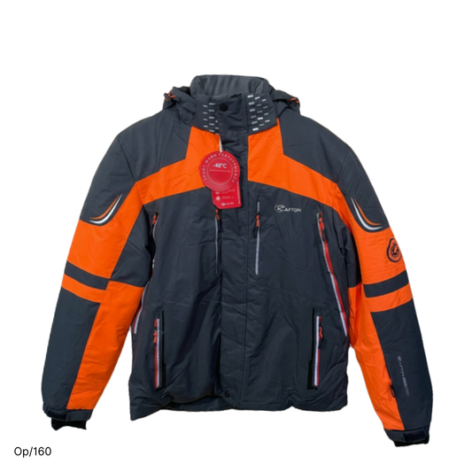 Parka Rafton de Montaña Nueva Negro/Naranjo de Hombre.