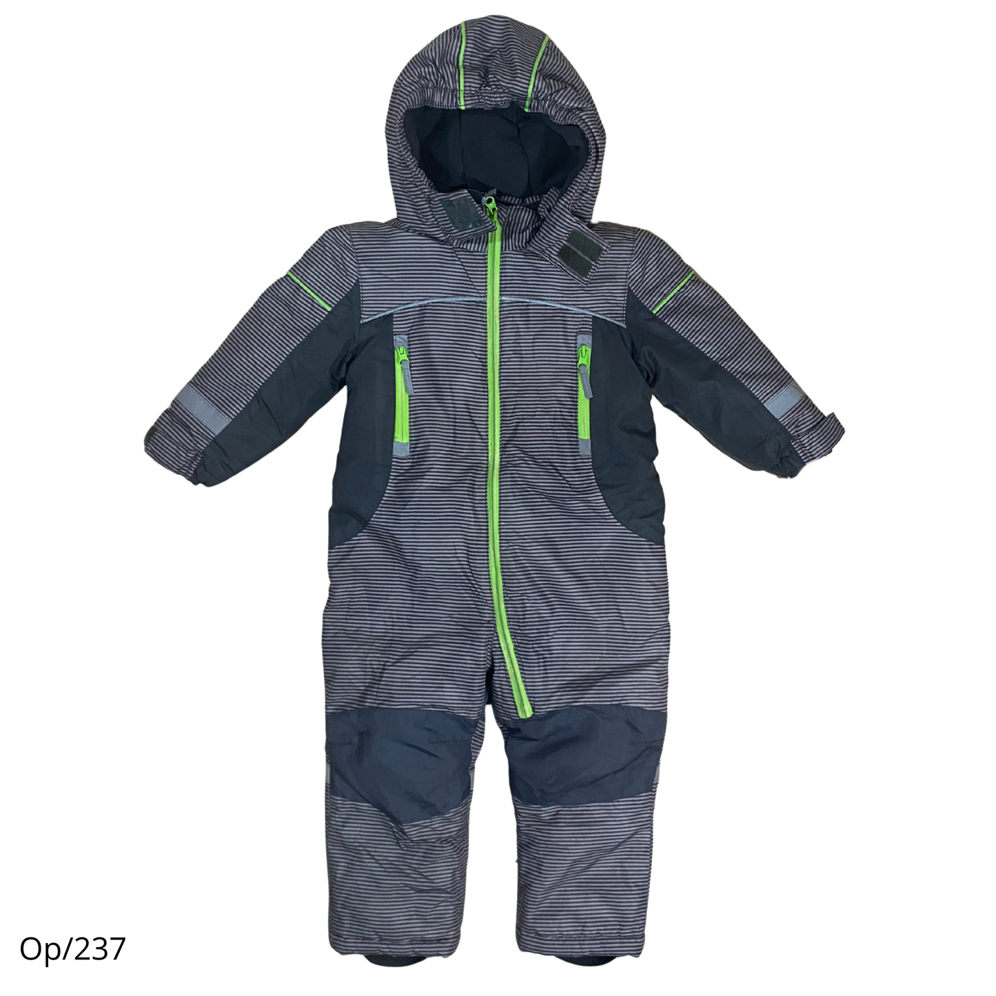 Buzo de Ski Gris con Líneas de Niño Talla 2