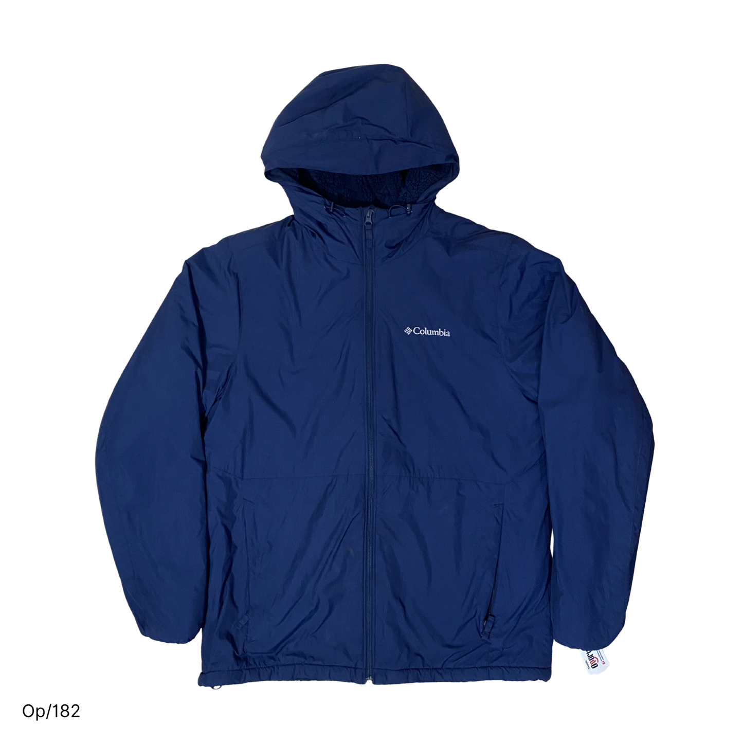 Parka Columbia Azul Marino de Hombre Talla M.