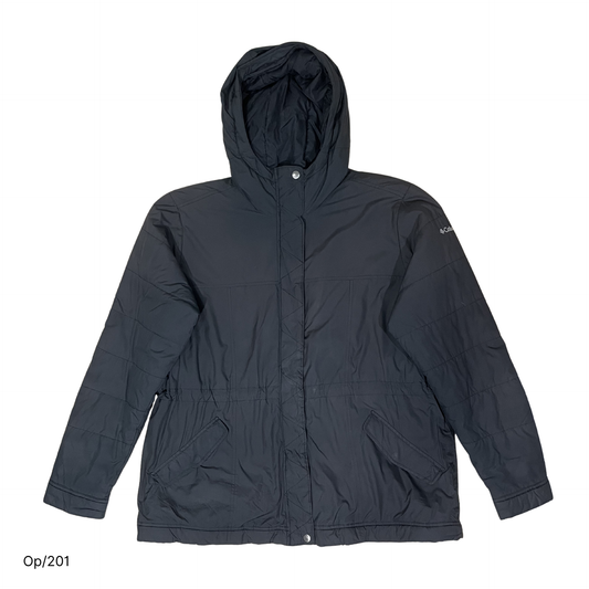 Parka Columbia Gris Oscuro de Mujer XL.