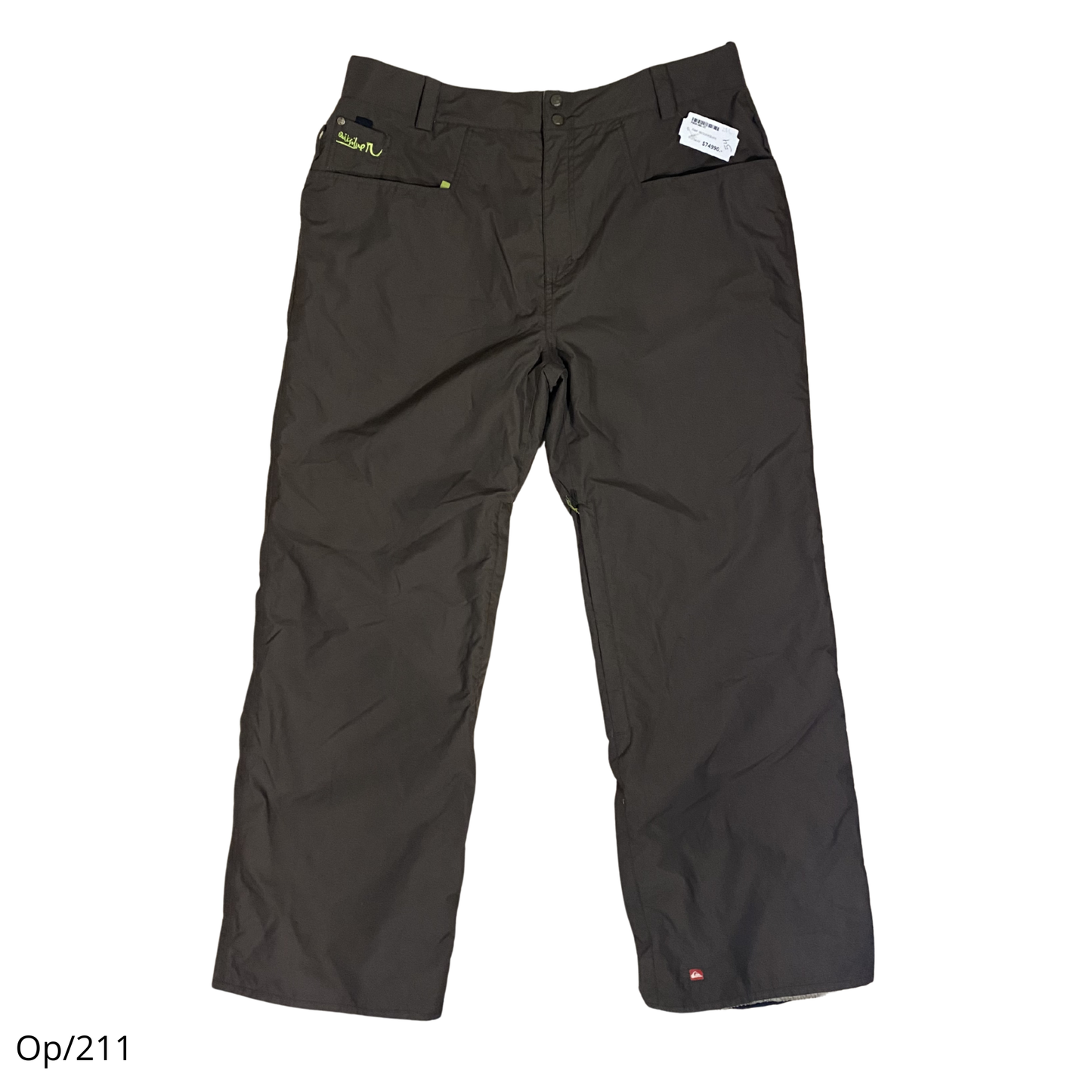 Pantalón Ski Quicksilver Café de Hombre Talla 54