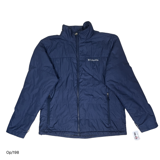 Parka Columbia Azul Marino de Hombre Talla L.
