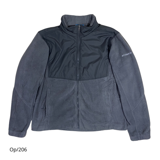 Polar Columbia Gris y Negtro de Hombre Talla M.