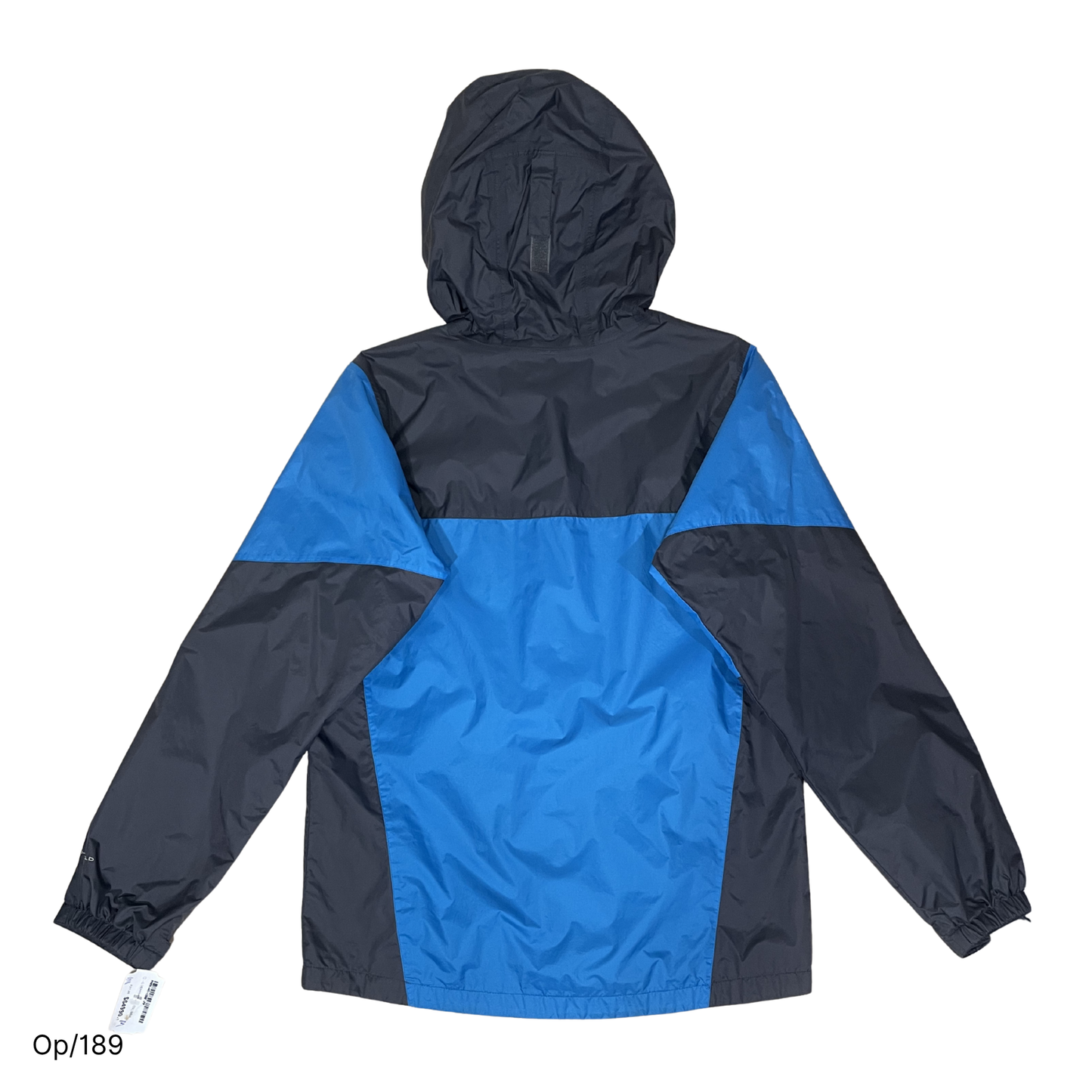 Parka Delgada Columbia Azul Rey y Gris Juvenil M.