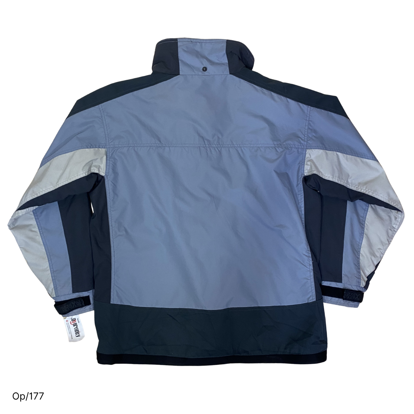 Parka Columbia Gris Claro y Oscuro de Hombre Talla L.