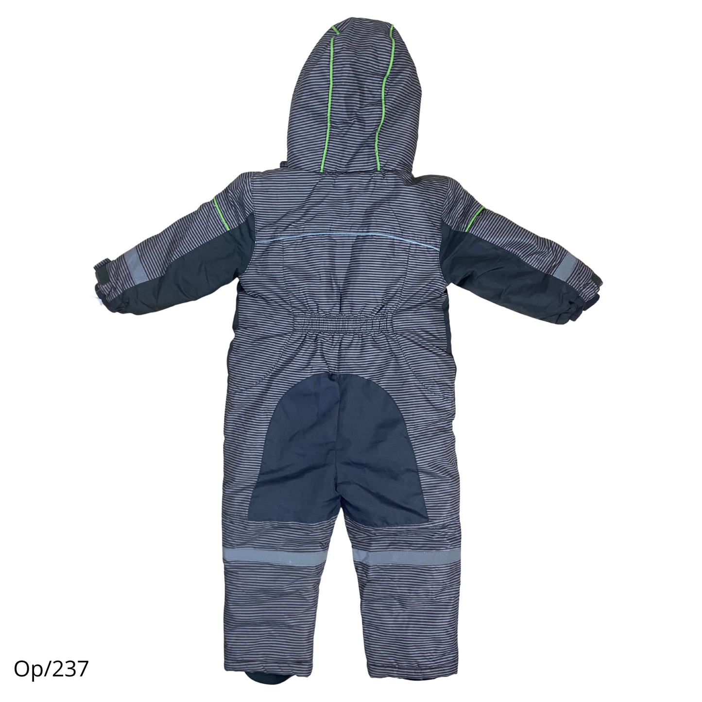 Buzo de Ski Gris con Líneas de Niño Talla 2