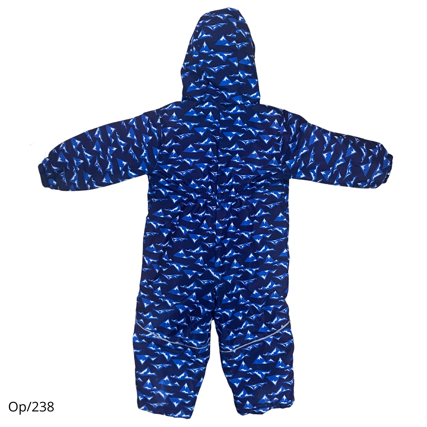 Enterito de nieve Azul Marino con Blanco Talla 2