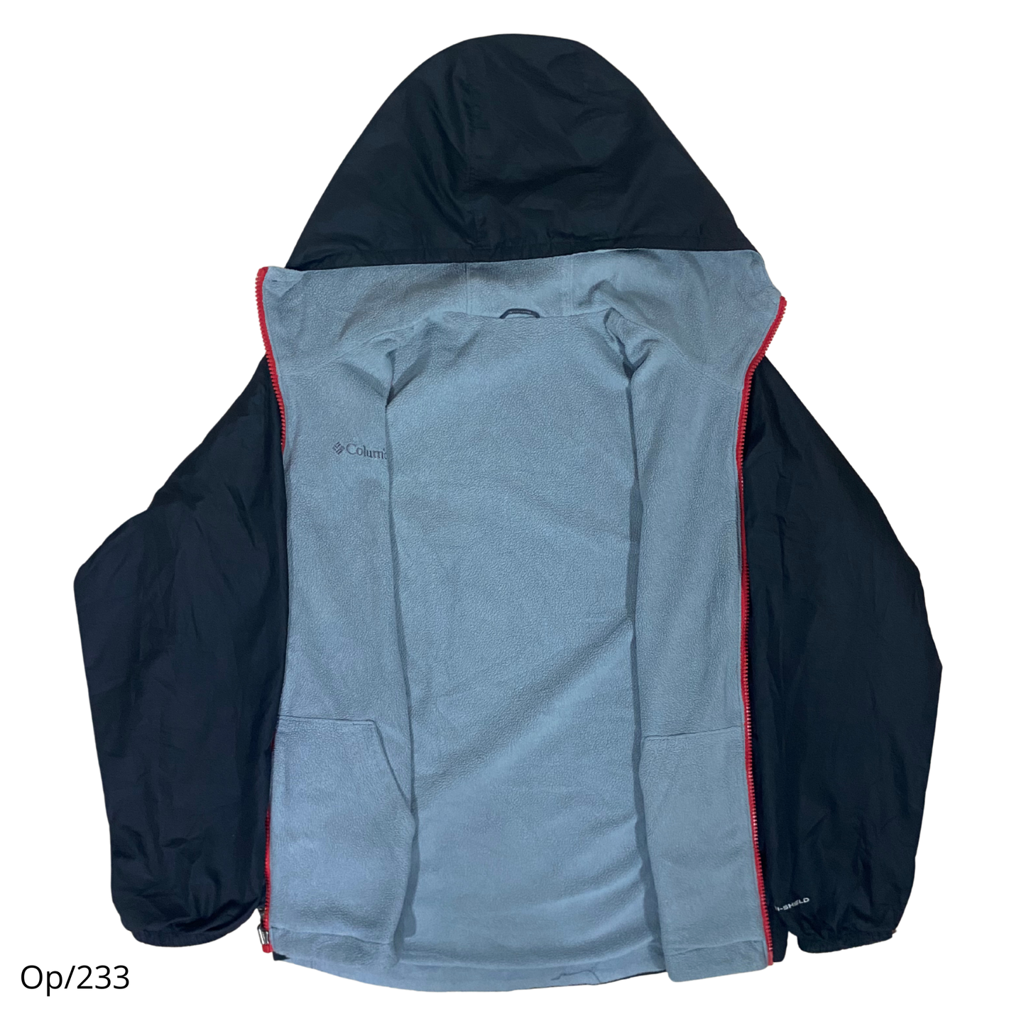 Parka Columbia Negra Juvenil Talla 14-16