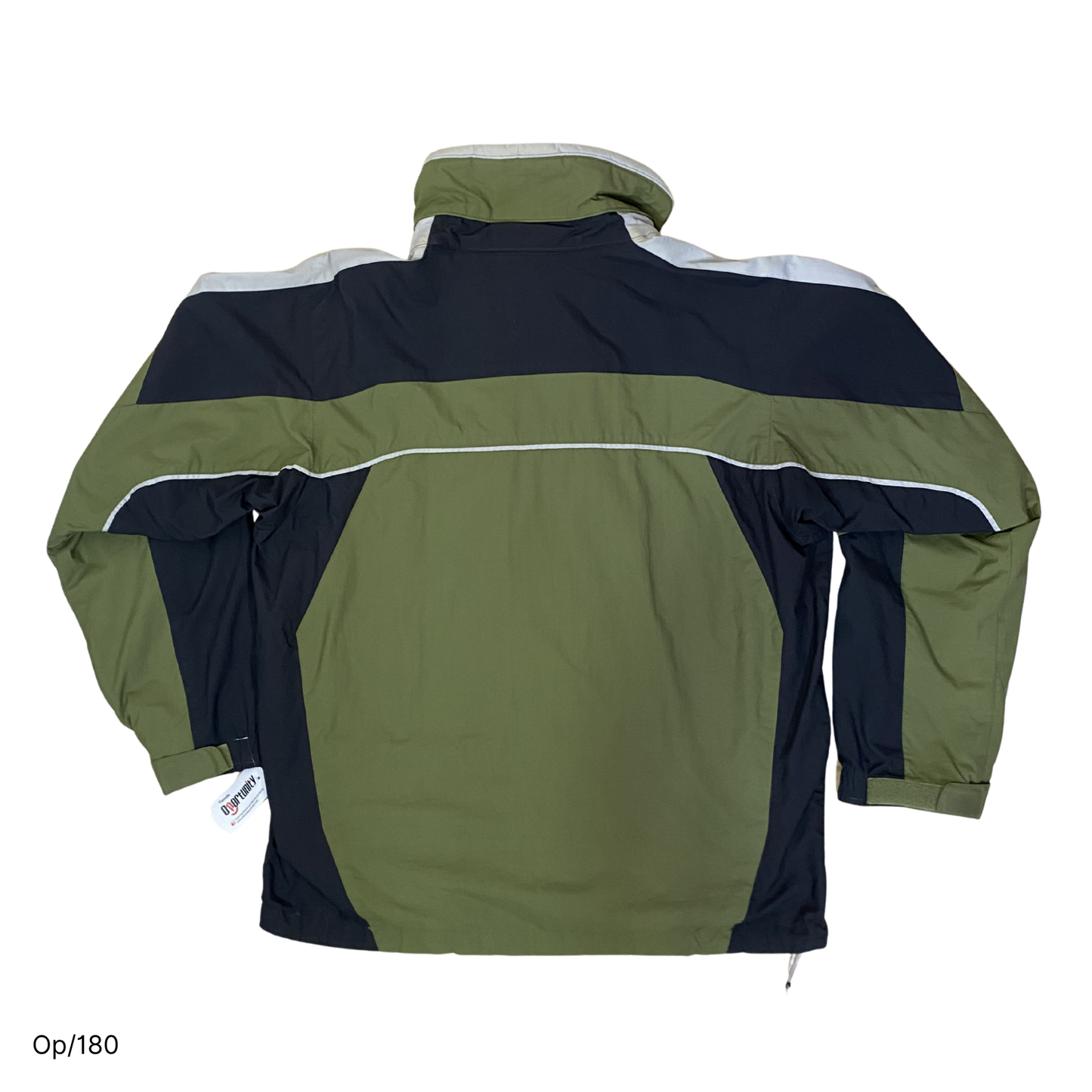 Parka Columbia  Oliva, Negro y Blanco de Hombre Talla M.