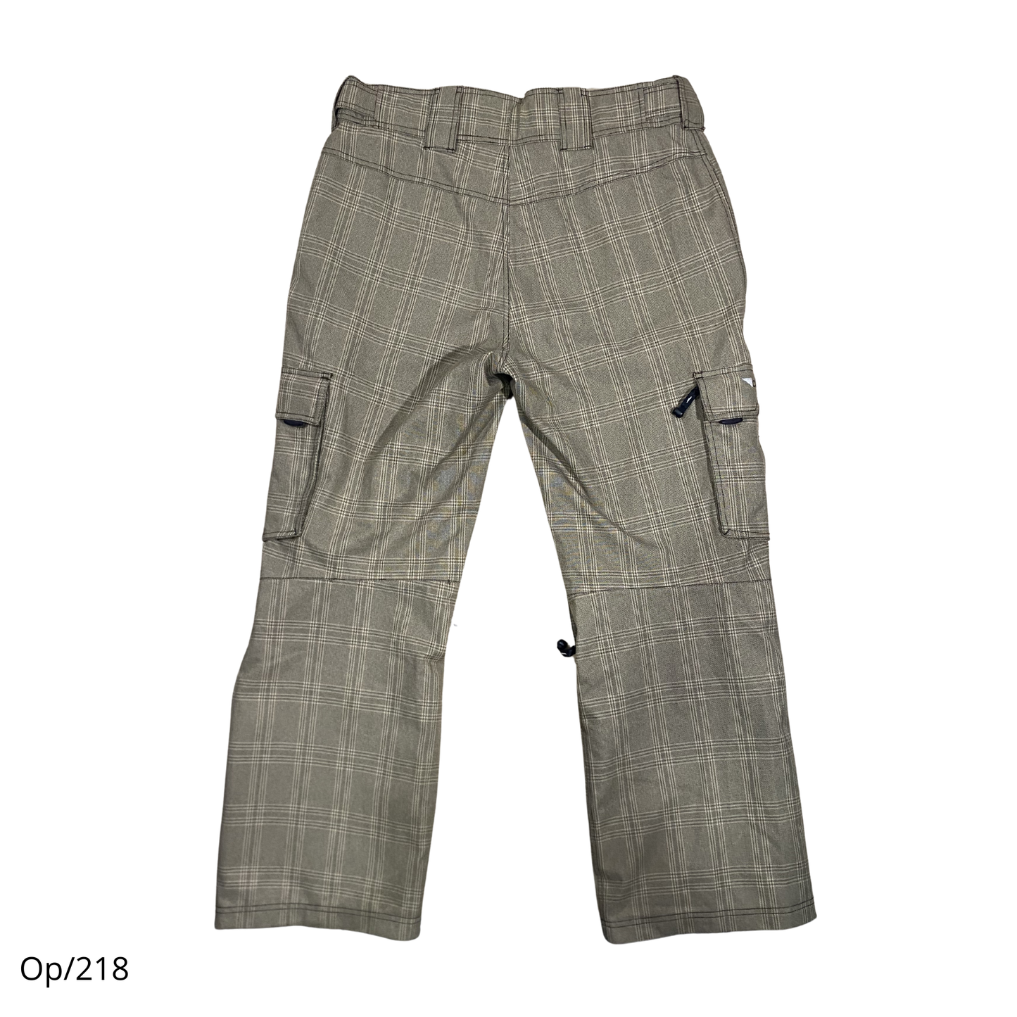 Pantalón Ski Zonepower Tartán Beige de Hombre Talla 48