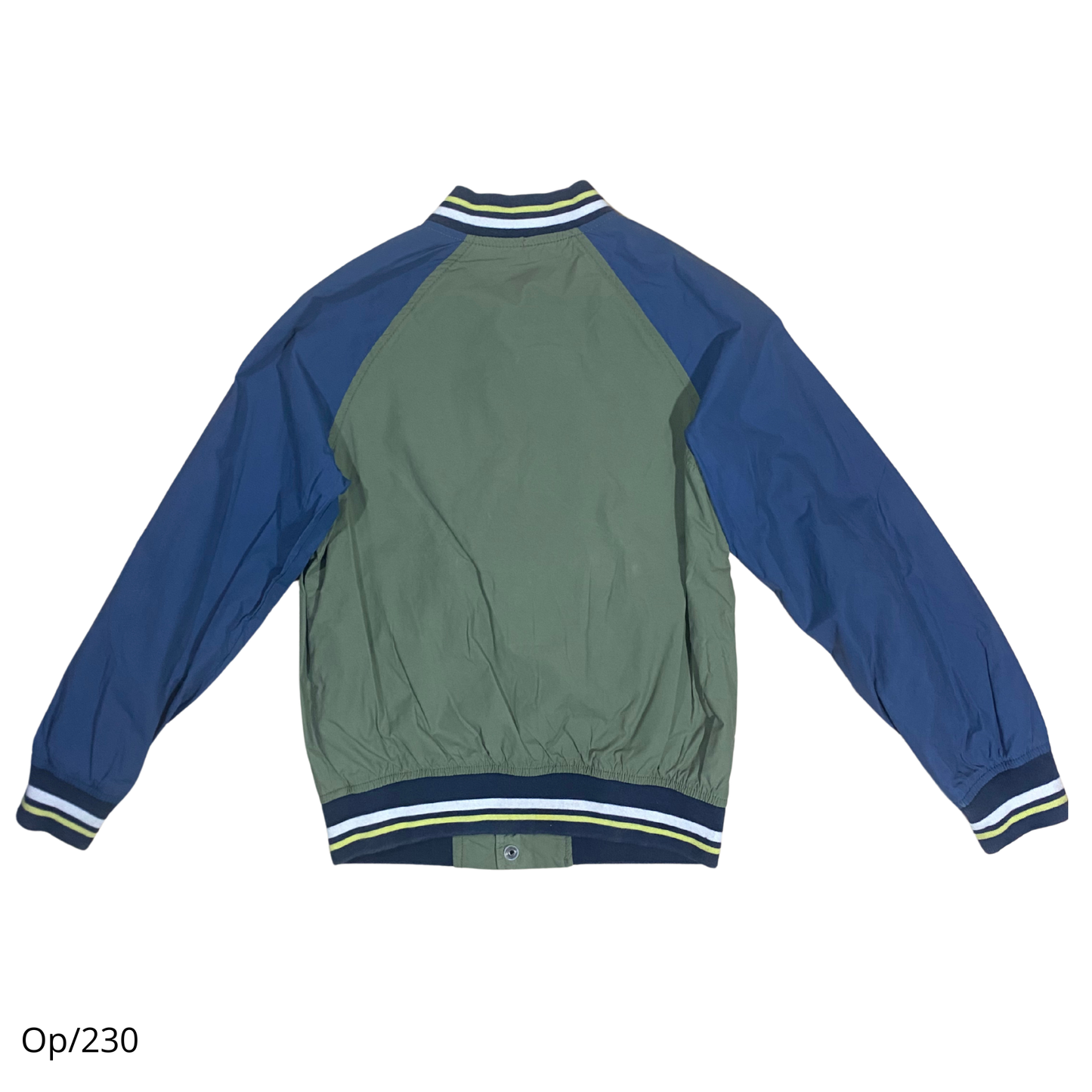 Chaqueta Bomber Azul Marino y Verde Oliva de niño Talla 12-14