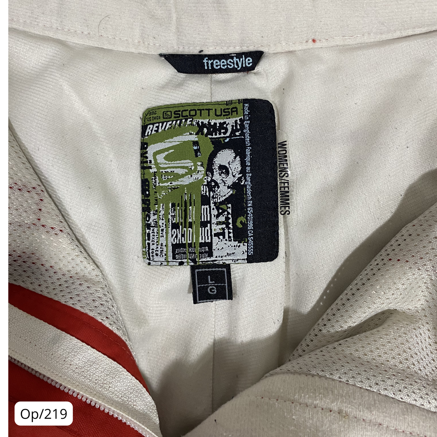 Pantalón Ski Scott Rojo de Hombre Talla 44