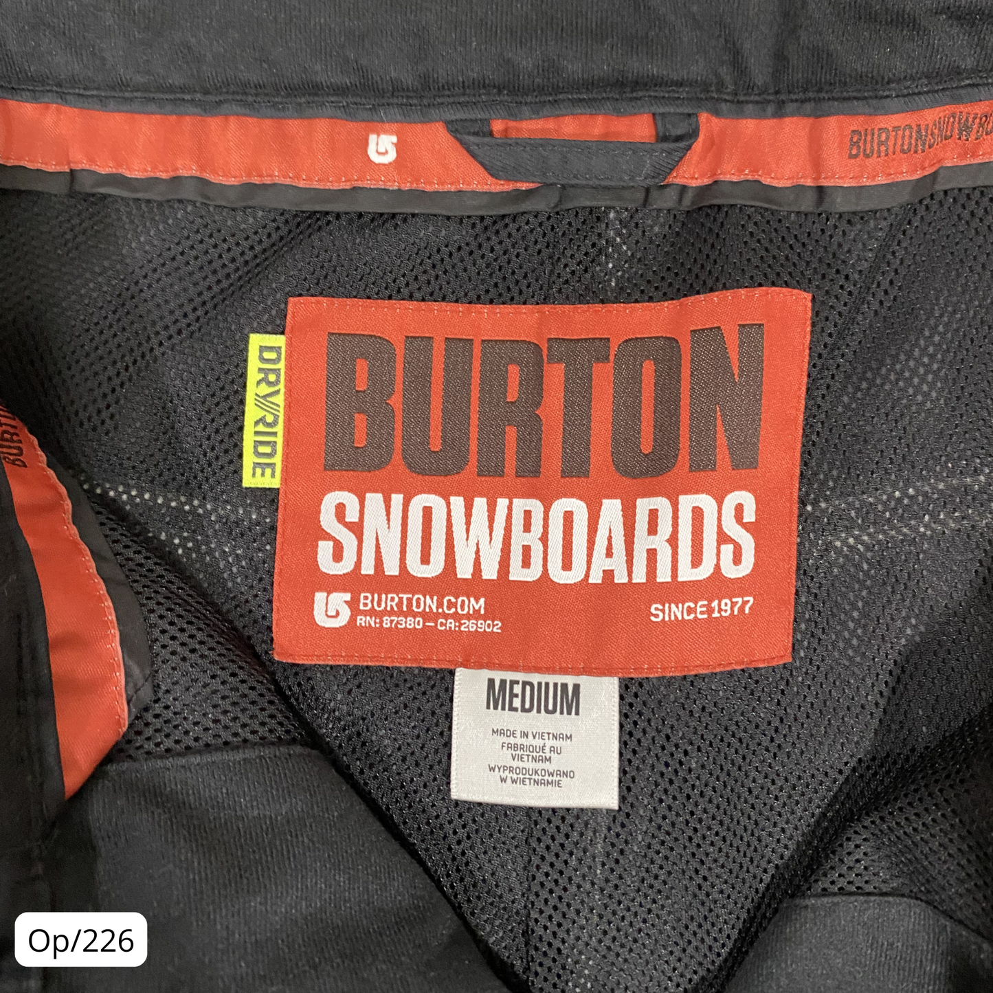 Pantalón Ski Burton Negro de Hombre Talla 46