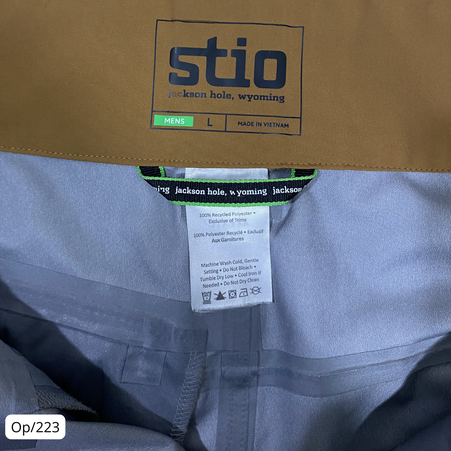 Pantalón Ski Stio Gore Tex Café Hombre Talla 48