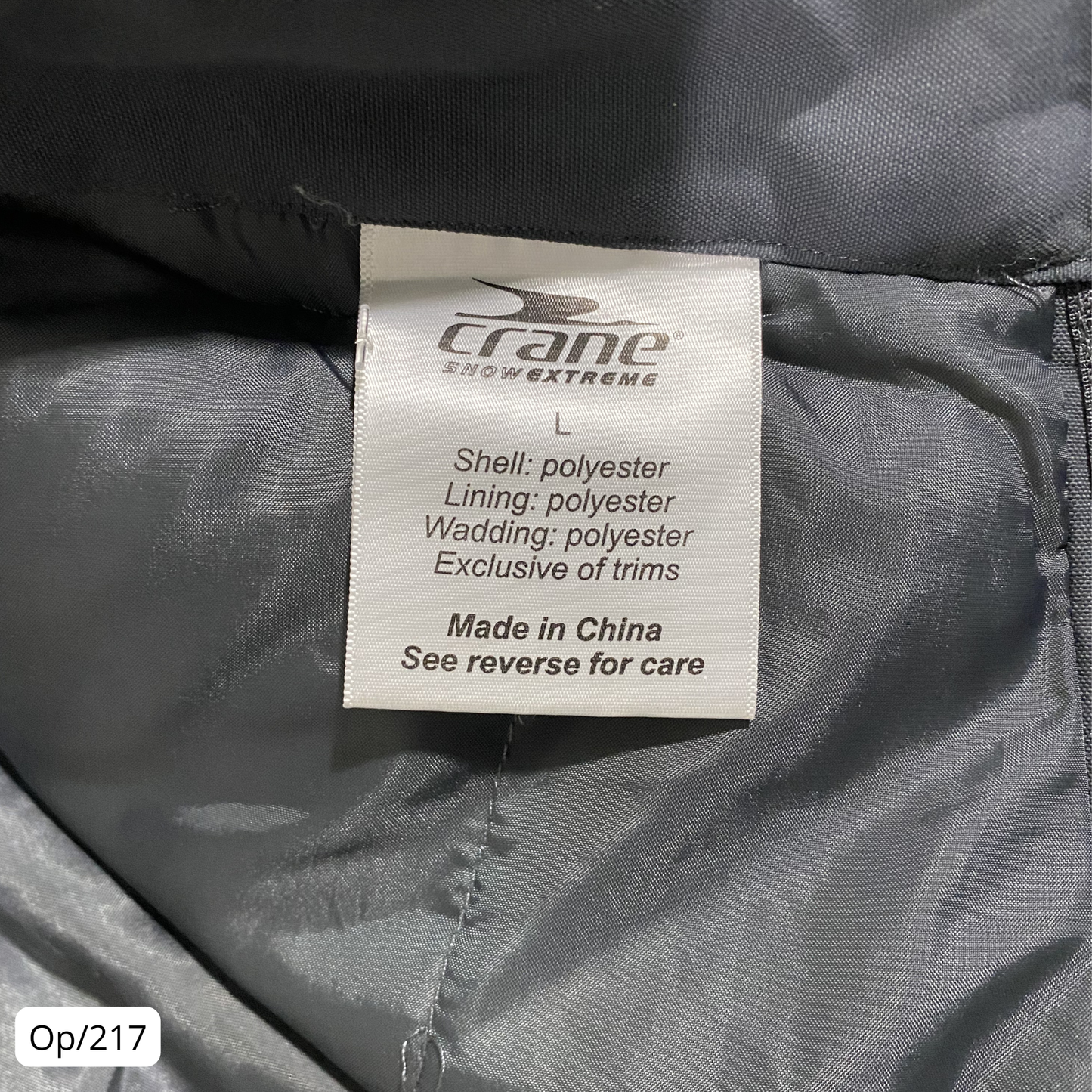 Pantalón Ski Crane Gris de Hombre Talla 48