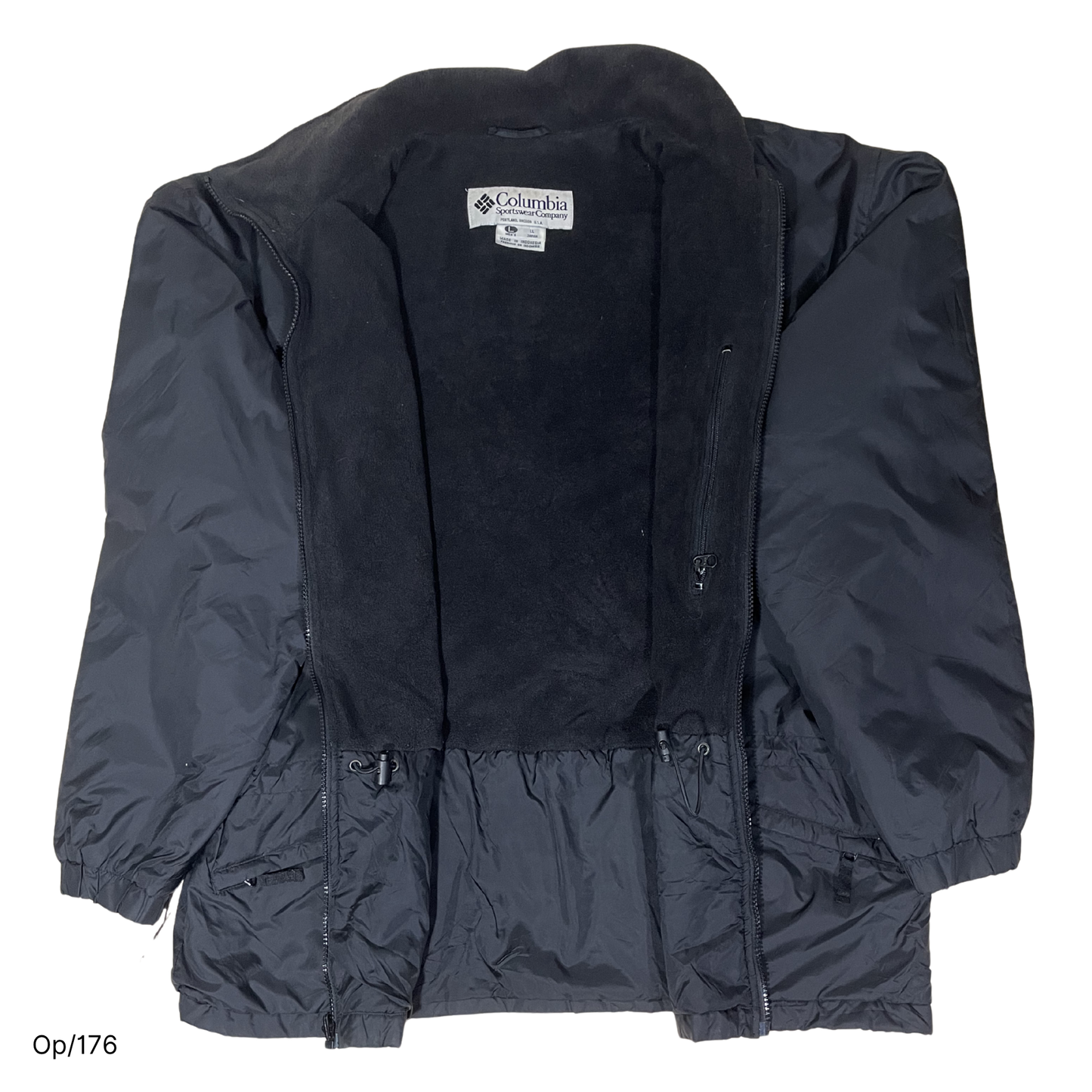 Parka Columbia Negro de Hombre Talla L.