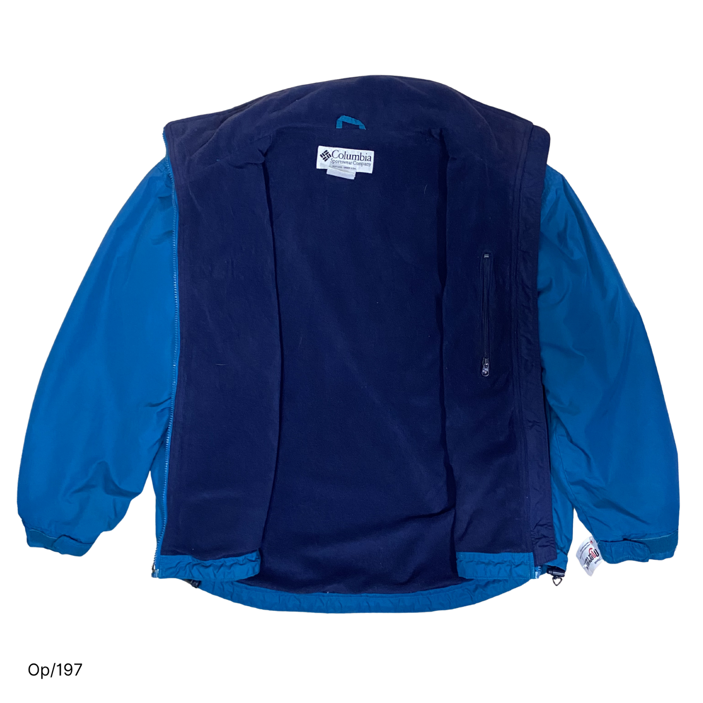 Parka Columbia Verde Petróleo de Mujer Talla L.