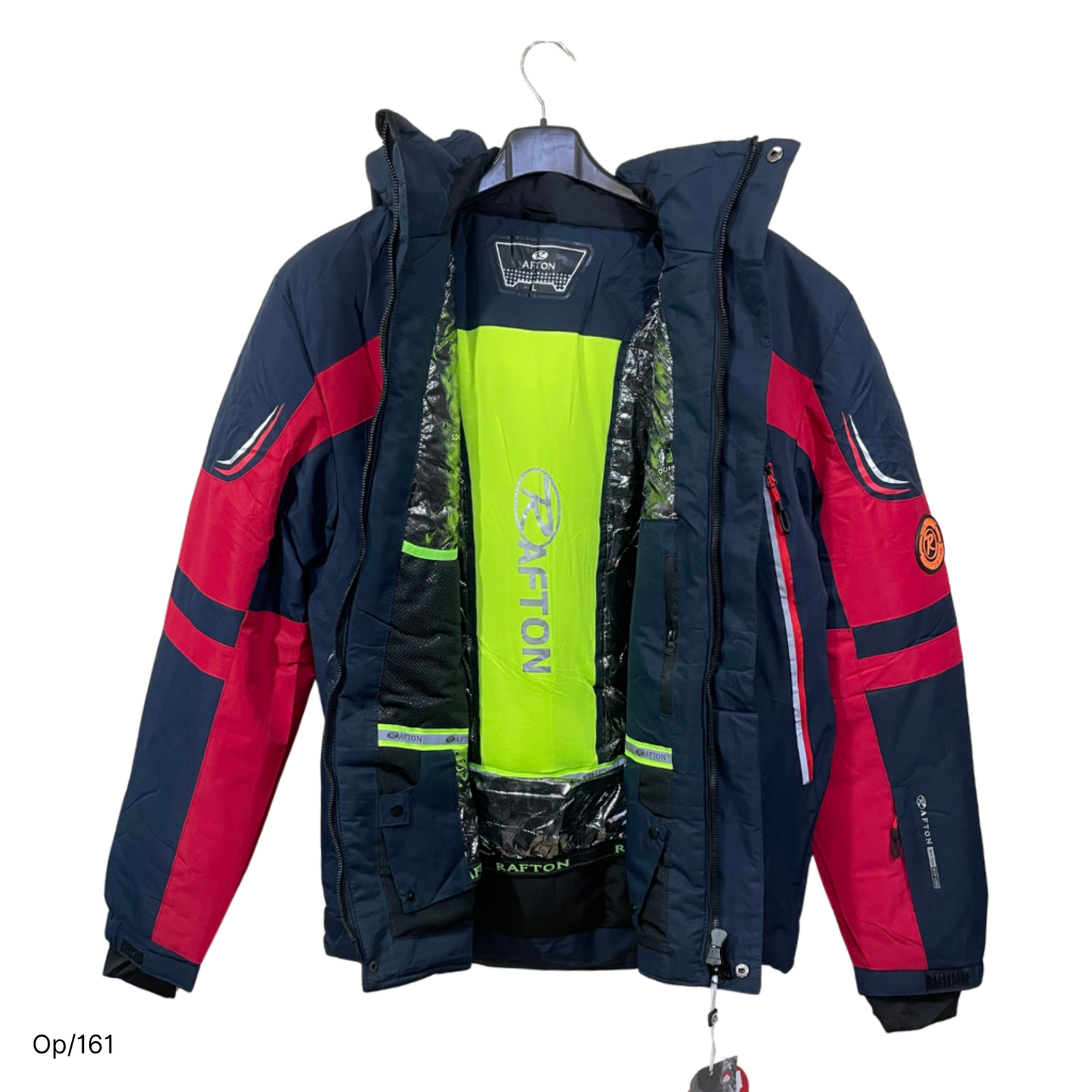 Parka Rafton de Montaña Nueva Negro/Rojo de Hombre.